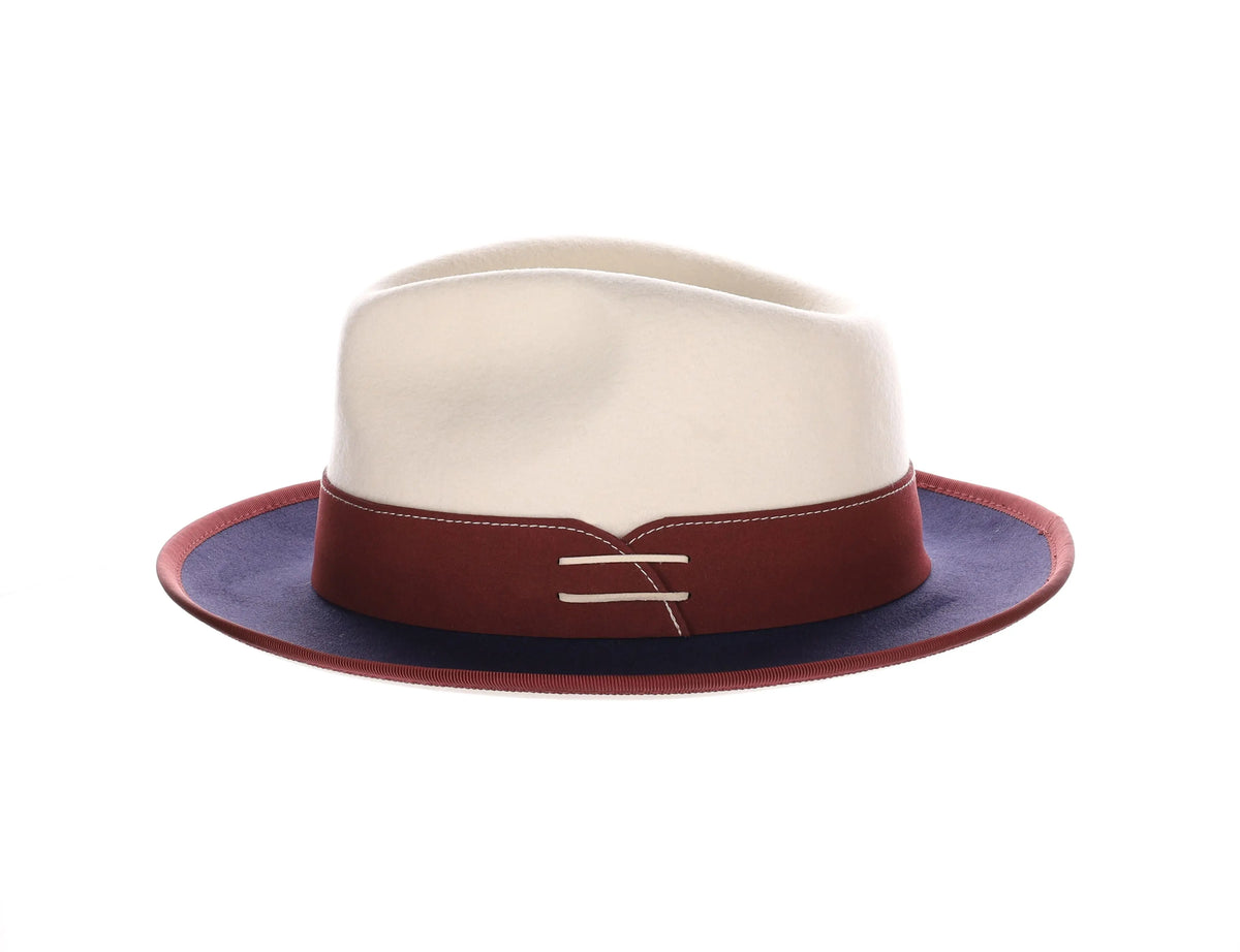 Outcast 2-Tone Wool Fedora by Bruno Capelo – DAPPERFAM