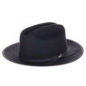 Bruno Capelo Outlaw Wool Felt Western Hat in Black #color_ Black