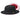 Bruno Capelo Princeton Color Bottom Center Dent Wool Fedora in Black / Pink