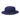 Bruno Capelo Princeton Color Bottom Center Dent Wool Fedora in Navy / Camel