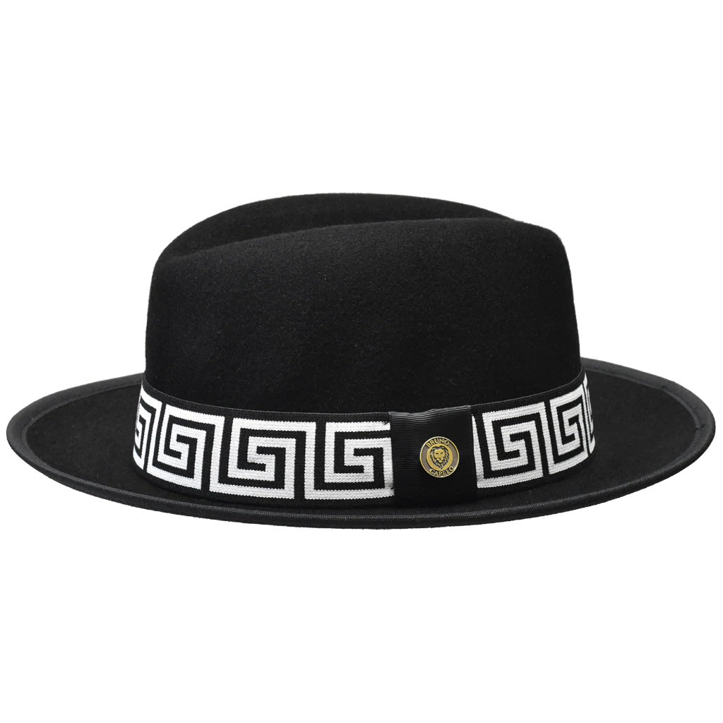 Bruno Capelo Princeton Elite Luxury Center Dent Wool Fedora