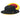 Bruno Capelo Princeton Gold Bottom Center Dent Wool Fedora in Black / Gold