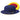 Bruno Capelo Princeton Gold Bottom Center Dent Wool Fedora in Navy / Gold