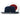 Bruno Capelo Princeton White Bottom Center Dent Wool Fedora in Navy / White