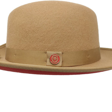 Bruno Capelo Princeton Wool Red Bottom Hat in #color_