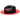Bruno Capelo Rafi Hand-Dyed Straw Fedora in Black / Red