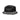 Bruno Capelo Retro 2-Tone Straw Fedora Hat Snap Brim in Black White