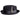 Bruno Capelo Fifth Avenue Diamond Crown Wool Felt Fedora Hat in Black