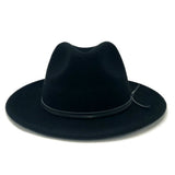 Bruno Capelo Tarik Flat Brim Wool Fedora