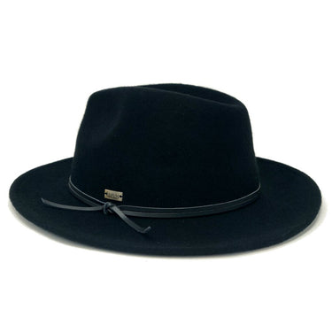 Bruno Capelo Tarik Flat Brim Wool Fedora