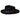 Bruno Capelo The Rebel Wide Brim Wool Fedora in Black