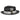 Bruno Capelo Theo Pinch Front Straw Fedora in Black / White
