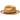Bruno Capelo Toledo C-shaped Wool Fedora in Camel / Brown #color_ Camel / Brown