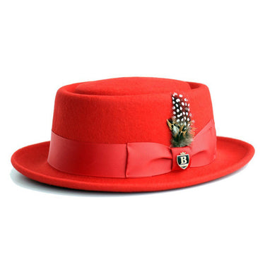 Bruno Capelo Wool Pork Pie in Red