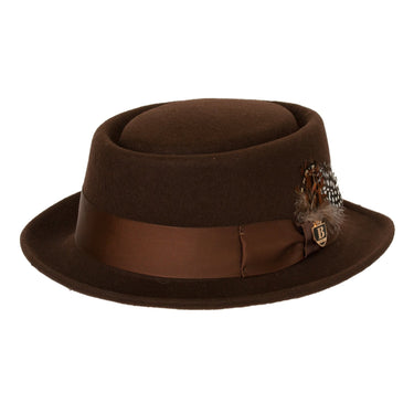 Bruno Capelo Wool Pork Pie in Brown
