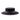 Bruno Capelo Zayden Wide Brim Wool Boater (Gaucho) in Denim / Brown