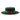 Bruno Capelo Zayden Wide Brim Wool Boater (Gaucho) in Dark Green / Green / Red