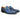 Carrucci Shoes Buckle Loafer Gator Embossed Leather in Navy #color_ Navy
