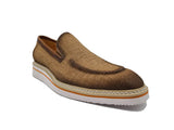 Carrucci Shoes Burnished Linen Slip-On Loafer