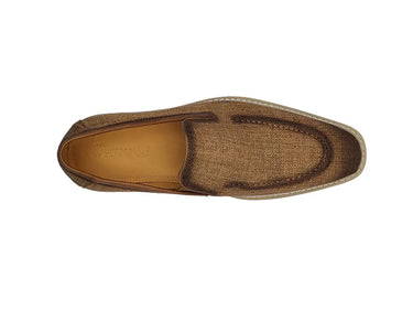 Carrucci Shoes Burnished Linen Slip-On Loafer