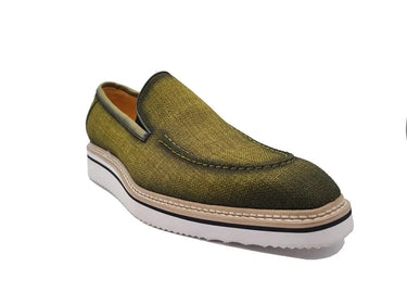 Carrucci Shoes Burnished Linen Slip-On Loafer