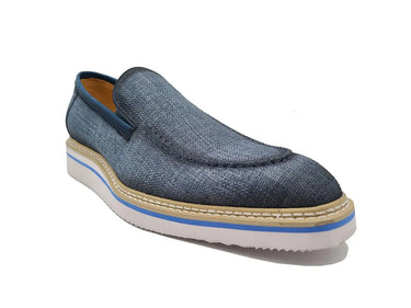 Carrucci Shoes Burnished Linen Slip-On Loafer