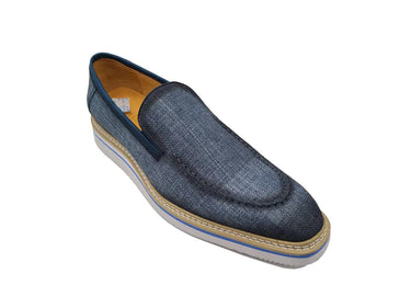 Carrucci Shoes Burnished Linen Slip-On Loafer