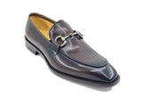 Carrucci Shoes Burnished Calfskin Horsebit Loafer