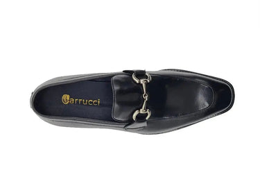 Carrucci Shoes Burnished Calfskin Horsebit Loafer