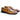 Carrucci Shoes Burnished Calfskin Horsebit Loafer in Cognac #color_ Cognac