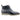 Burnished Calfskin Lace-Up Boot in Black #color_ Black