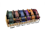 Burnished Calfskin Leather Belt