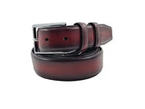 Burnished Calfskin Leather Belt