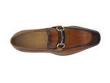 Carrucci Shoes Burnished Calfskin Slip-On Loafer