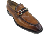 Carrucci Shoes Burnished Calfskin Slip-On Loafer