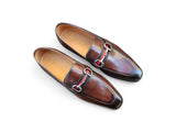 Carrucci Shoes Burnished Calfskin Slip-On Loafer