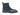 Burnished Calfskin & Suede Slip-On Boot in Black #color_ Black