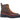 Burnished Calfskin & Suede Slip-On Boot in Brown #color_ Brown