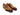 Carrucci Shoes Burnished Double Monk Whole Cut Shoe in Cognac #color_ Cognac