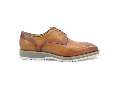 Carrucci Shoes Burnished Leather Derby Dress Shoe