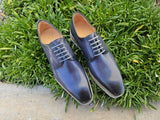 Carrucci Shoes Burnished Leather Derby Dress Shoe