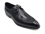 Carrucci Shoes Burnished Moc Toe Monk Strap Loafer