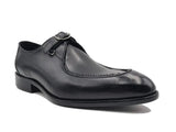 Carrucci Shoes Burnished Moc Toe Monk Strap Loafer