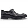 Carrucci Shoes Burnished Moc Toe Monk Strap Loafer in Black #color_ Black