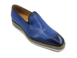 Carrucci Shoes Burnished Wholecut Loafer