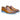 Carrucci Shoes Burnished Wholecut Loafer in Cognac
