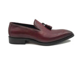 Carrucci Shoes Burnished Wholecut Tassel Loafer