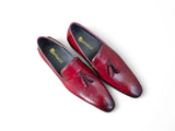 Carrucci Shoes Burnished Wholecut Tassel Loafer