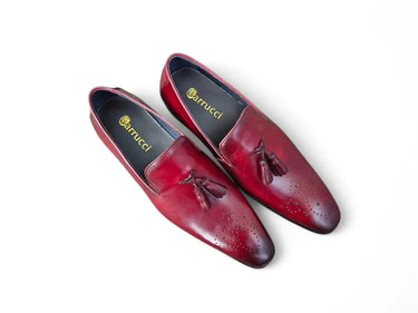 Carrucci Shoes Burnished Wholecut Tassel Loafer