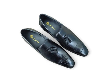 Carrucci Shoes Burnished Wholecut Tassel Loafer